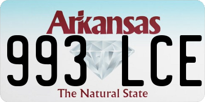 AR license plate 993LCE