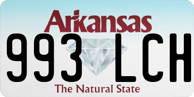 AR license plate 993LCH