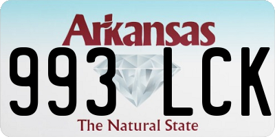 AR license plate 993LCK
