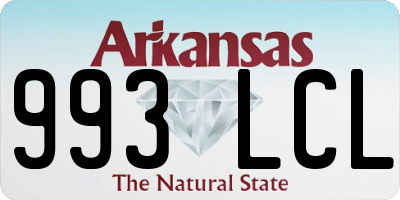 AR license plate 993LCL