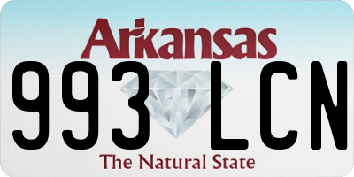 AR license plate 993LCN