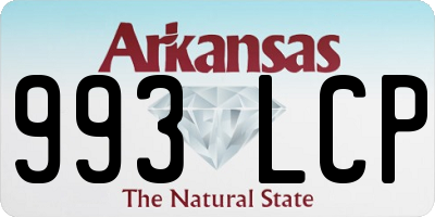 AR license plate 993LCP