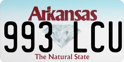 AR license plate 993LCU