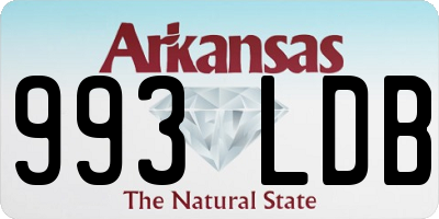 AR license plate 993LDB