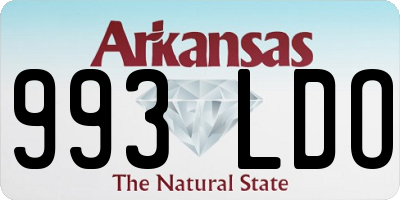 AR license plate 993LDO