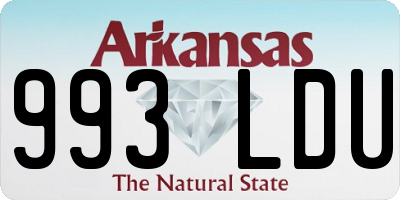AR license plate 993LDU