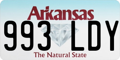 AR license plate 993LDY
