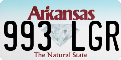 AR license plate 993LGR
