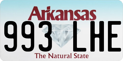 AR license plate 993LHE