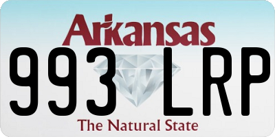 AR license plate 993LRP
