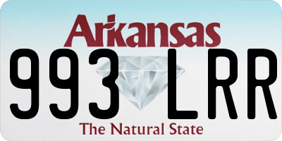 AR license plate 993LRR