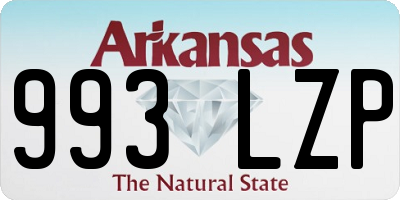 AR license plate 993LZP