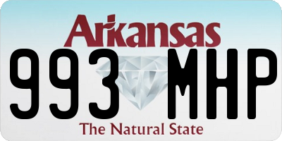 AR license plate 993MHP