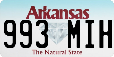 AR license plate 993MIH