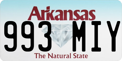 AR license plate 993MIY