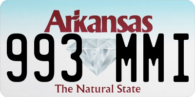 AR license plate 993MMI