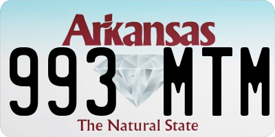 AR license plate 993MTM