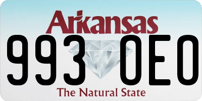 AR license plate 993OEO