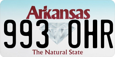 AR license plate 993OHR