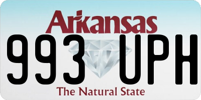 AR license plate 993UPH