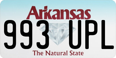 AR license plate 993UPL