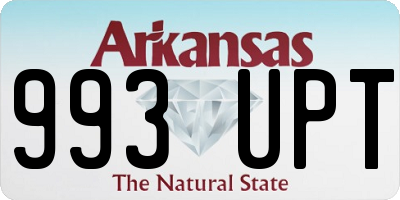 AR license plate 993UPT