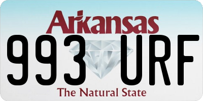 AR license plate 993URF
