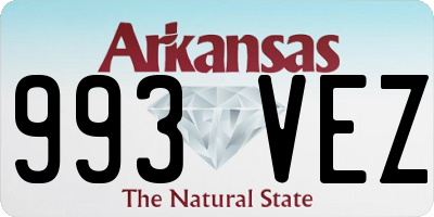 AR license plate 993VEZ