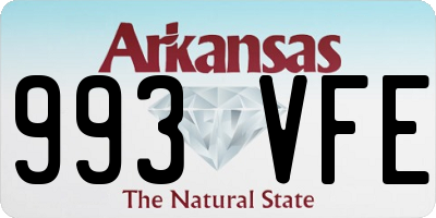 AR license plate 993VFE