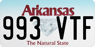 AR license plate 993VTF