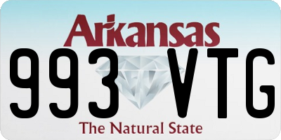 AR license plate 993VTG