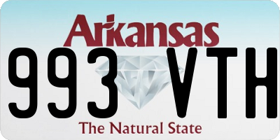 AR license plate 993VTH