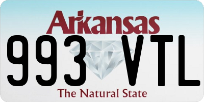 AR license plate 993VTL