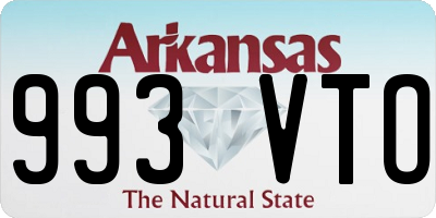 AR license plate 993VTO