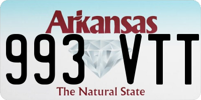AR license plate 993VTT