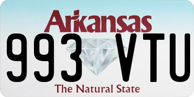 AR license plate 993VTU