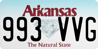 AR license plate 993VVG