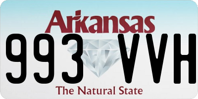 AR license plate 993VVH