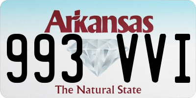 AR license plate 993VVI