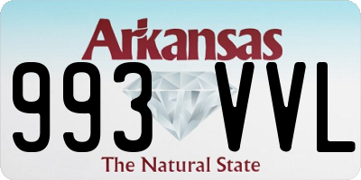 AR license plate 993VVL