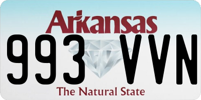 AR license plate 993VVN