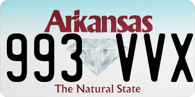 AR license plate 993VVX