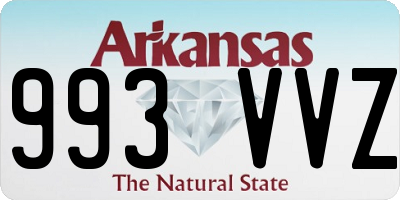 AR license plate 993VVZ