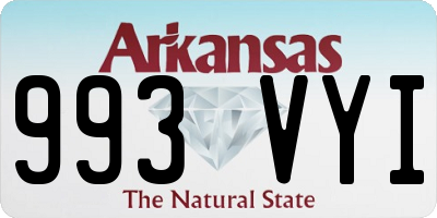 AR license plate 993VYI