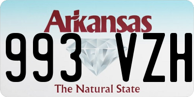 AR license plate 993VZH