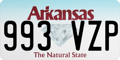AR license plate 993VZP