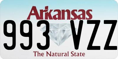 AR license plate 993VZZ