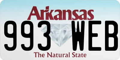 AR license plate 993WEB