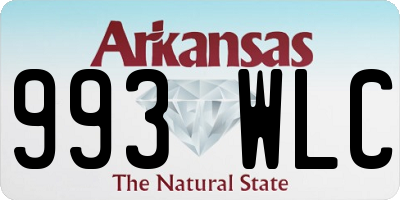 AR license plate 993WLC