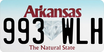 AR license plate 993WLH